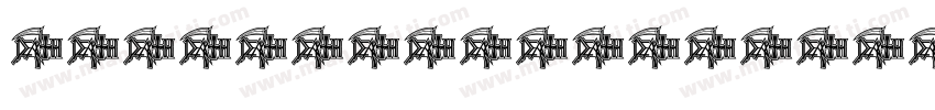 Death Metal Font字体转换
